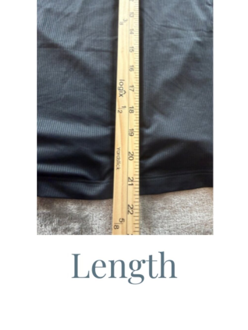 Adidas Yoga Top Large Black Athletic Tee Workout Activewear NWT - Picture 5 of 8